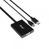 Active adapter DisplayPort to Dual Link DVI-D CLUB3D CAC-1010-A, DisplayPort to DVI-D + USB, 0.6 m