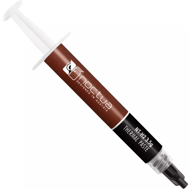 Termopasta Noctua NT-H2 siltuma novades maisījums 3,5 g — pelēka, darba temperatūra -50–200 °C, blīvums 2,81 g/cm³, tilpums 1,2 ml