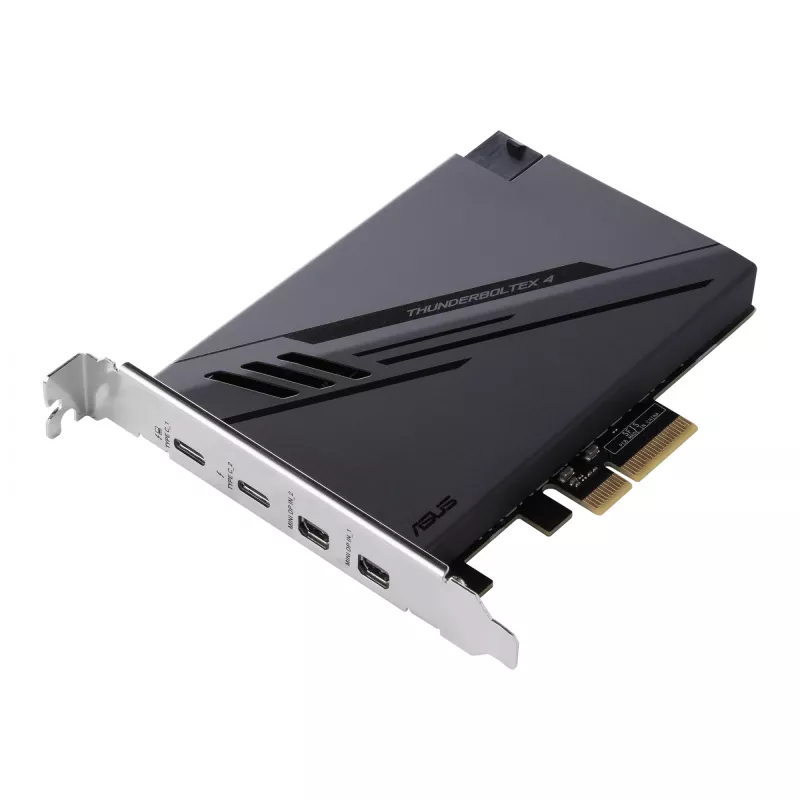 ASUS ThunderboltEX 4 interfeisa kartes/adapteris Iekšējais Mini DisplayPort, PCIe, Thunderbolt, USB 2.0, USB 3.2 Gen 2 (3.1 Gen 2)