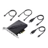 ASUS ThunderboltEX 4 interfeisa kartes/adapteris Iekšējais Mini DisplayPort, PCIe, Thunderbolt, USB 2.0, USB 3.2 Gen 2 (3.1 Gen 2)
