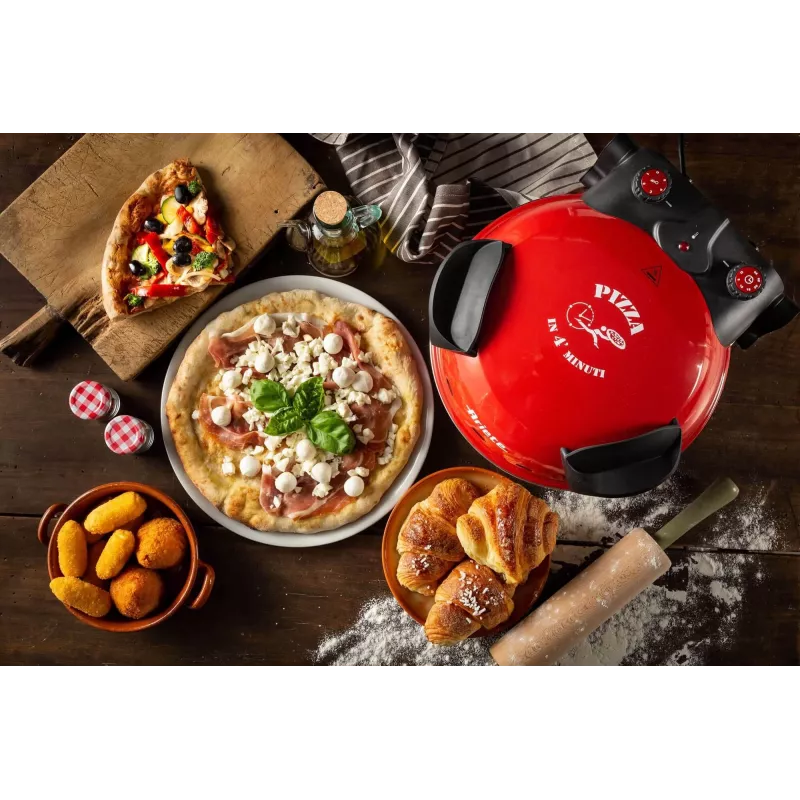 Picu krāsns Ariete 0909/10 1200 W Melns Sarkans 1 pica 33 cm