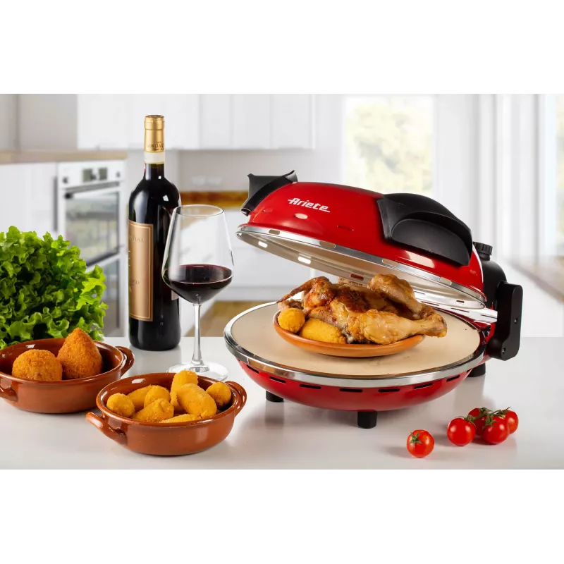 Picu krāsns Ariete 0909/10 1200 W Melns Sarkans 1 pica 33 cm