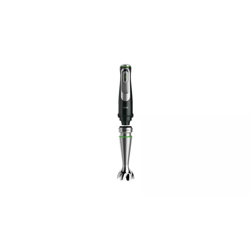 Braun MultiQuick 9 MQ 9135XI 0,6 L Iegremdējamais blenderis 1200 W Melns, Nerūsējošais tērauds