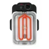 Tefal Oleoclean Pro Inox & Design FR8040 Single 3.5 L 2300 W melns, nerūsējošais tērauds