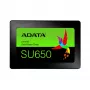 2.5 collu SATA III SSD ADATA ASU650SS-256GT-R 256 GB — 520 MB/s lasīšana, 450 MB/s rakstīšana, 3D NAND
