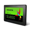 2.5 collu SATA III SSD ADATA ASU650SS-256GT-R 256 GB — 520 MB/s lasīšana, 450 MB/s rakstīšana, 3D NAND