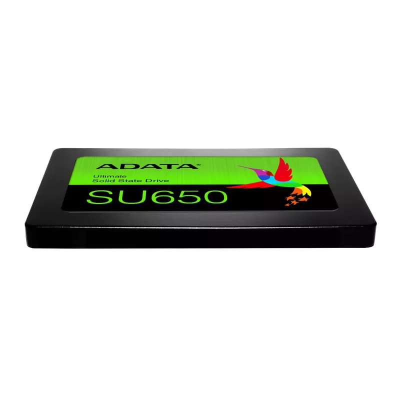 2.5 collu SATA III SSD ADATA ASU650SS-256GT-R 256 GB — 520 MB/s lasīšana, 450 MB/s rakstīšana, 3D NAND