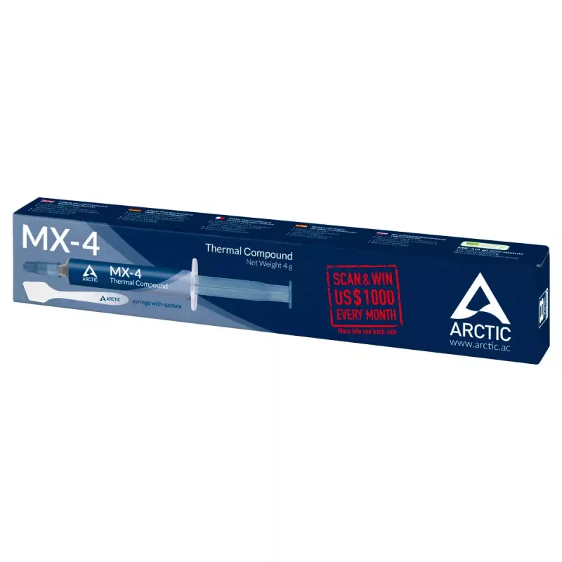 ARCTIC MX-4 augstākās veiktspējas termopasta