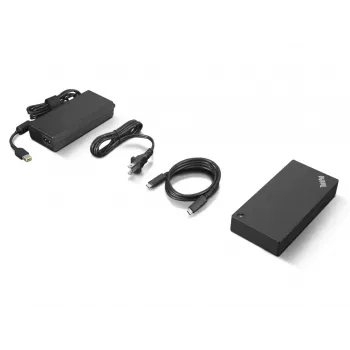 Lenovo ThinkPad Universal USB-C dokstacija, vadu, USB 3.2 Gen 1 (3.1 Gen 1) Type-C, melna