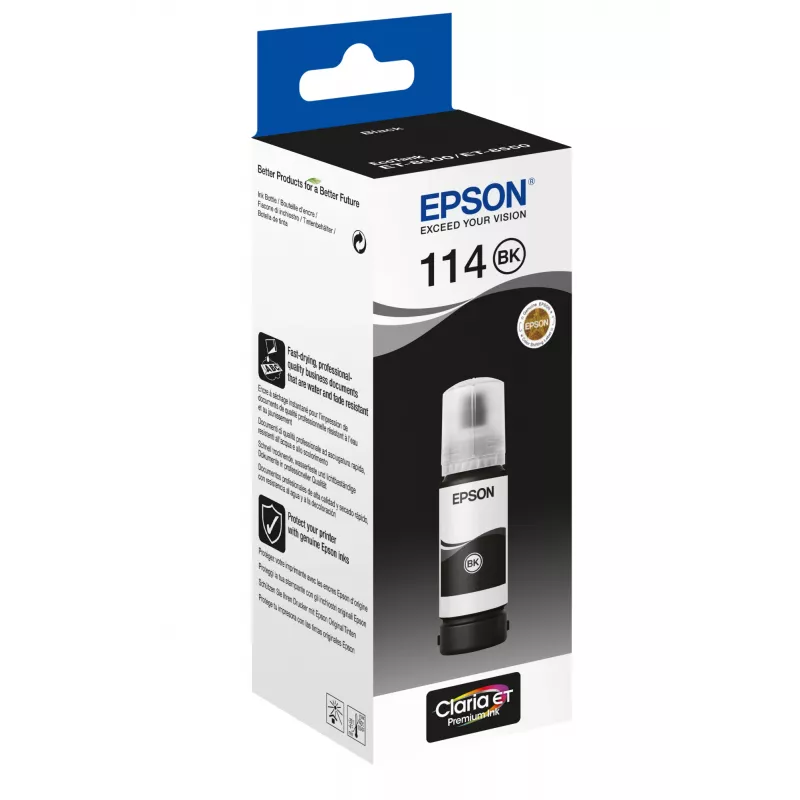 Kasetne Epson 114 2300 Melna uzpilde C13T07A140