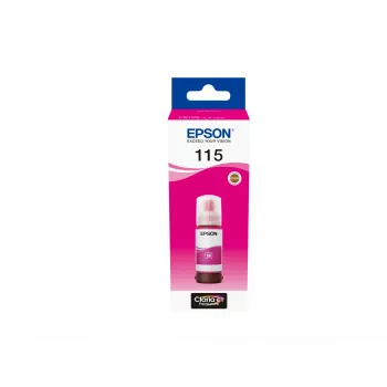 Tintes pudele Epson 115 ECOTANK C13T07D34A fuksīna