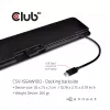 CLUB3D USB Type C 3.2 Gen1 Triple Display Dynamic PD Charging Dock 100W PD lādētāja dokstacija