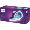 Tvaika gludeklis Philips DST5030/20 — 2400W, 0,32 L tvertne, SteamGlide Plus gludvirsma, 45 g/min nepārtraukts tvaiks, 180 g/min pastiprinājums, Zils