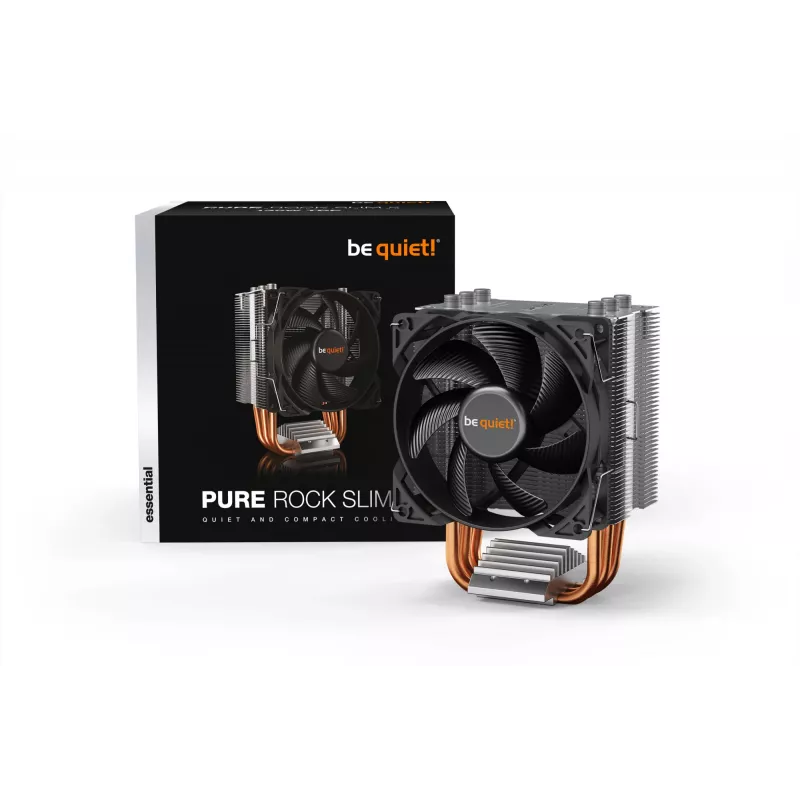 be quiet! PURE ROCK SLIM 2 procesora dzesētājs 9,2 cm sudraba 1 gab.
