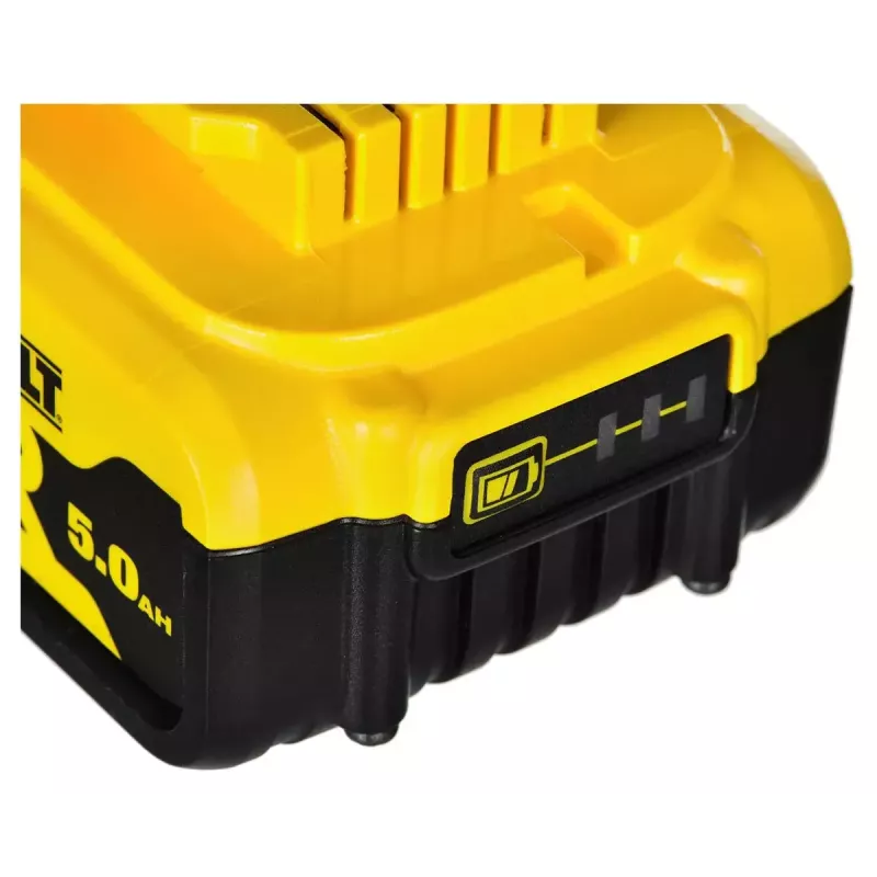 Bezvadu elektroinstrumentu kombinētais komplekts DeWalt DCK266P2T — 18V, 2×5.0Ah akumulatori, trieciengrieznis un kombinētais urbis, lādētājs, kaste