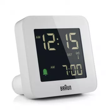 Braun BC09-DCF digitālais modinātājpulkstenis balts
