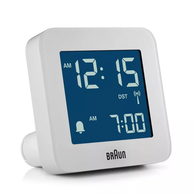 Braun BC09-DCF digitālais modinātājpulkstenis balts