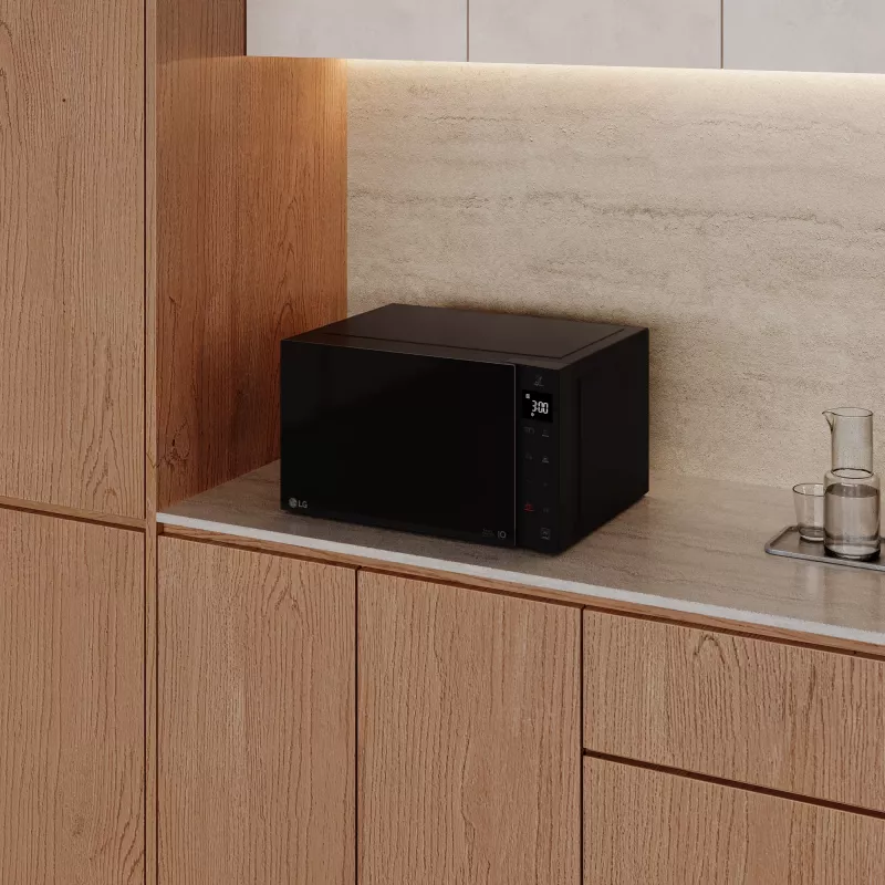 LG MH6535GIS mikroviļņu krāsns melna Kombinētā mikroviļņu krāsns Virs plīts 25 L 1000 W