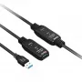 CLUB3D USB 3.2 Gen1 aktīvais atkārtotāja kabelis 10 m / 32.8ft M/F 28AWG