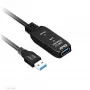 CLUB3D USB 3.2 Gen1 aktīvais retranslācijas kabelis 5m/16.4 pēdas M/F 28AWG