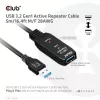 CLUB3D USB 3.2 Gen1 aktīvais retranslācijas kabelis 5m/16.4 pēdas M/F 28AWG