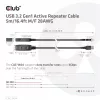 CLUB3D USB 3.2 Gen1 aktīvais retranslācijas kabelis 5m/16.4 pēdas M/F 28AWG
