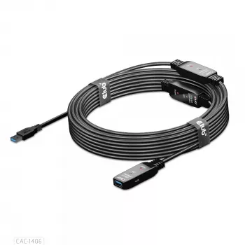 CLUB3D USB 3.2 Gen1 aktīvais atkārtotāja kabelis 15 m/ 49.2 ft M/F 28AWG