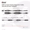 CLUB3D USB 3.2 Gen1 aktīvais atkārtotāja kabelis 15 m/ 49.2 ft M/F 28AWG