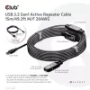 CLUB3D USB 3.2 Gen1 aktīvais atkārtotāja kabelis 15 m/ 49.2 ft M/F 28AWG