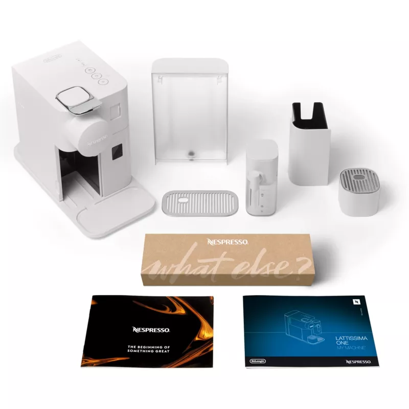 Espresso automāts De’Longhi EN510.B Lattissima One — 1 L ūdens tvertne, 0,125 L piena tvertne, 19 bāri, Nespresso kapsulas, skārienvadība