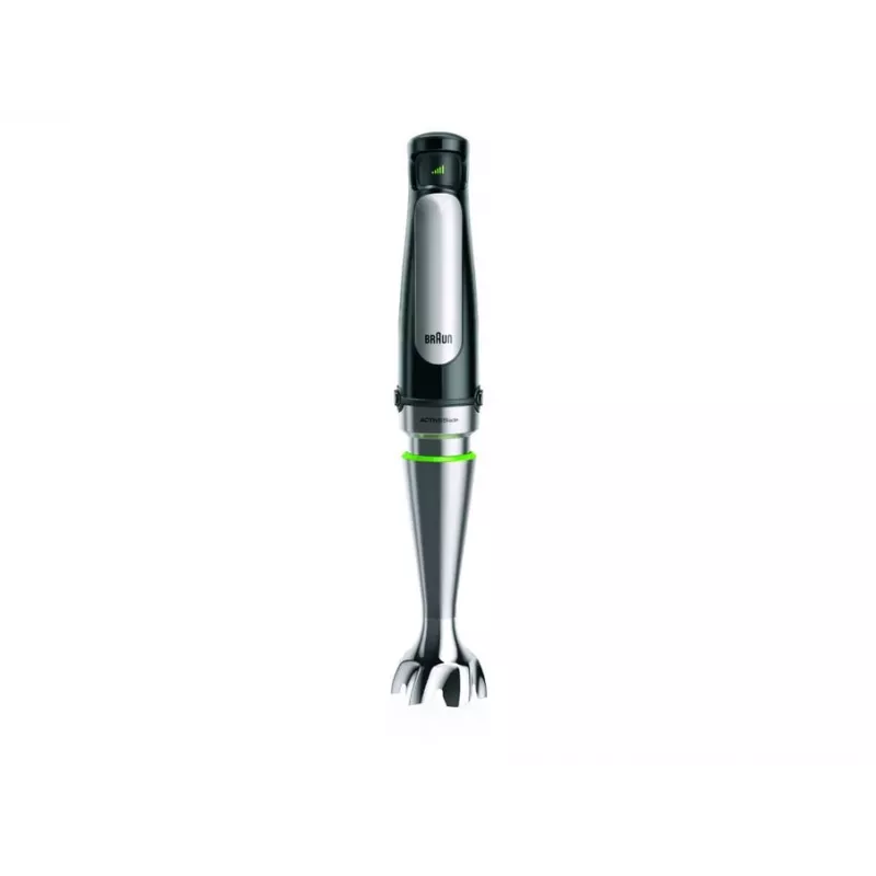 Braun MQ 7025X 0,6 L iegremdējamais blenderis 1000 W Melns, Nerūsējošais tērauds