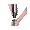 Braun MQ 7025X 0,6 L iegremdējamais blenderis 1000 W Melns, Nerūsējošais tērauds
