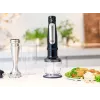 Braun MQ 7025X 0,6 L iegremdējamais blenderis 1000 W Melns, Nerūsējošais tērauds