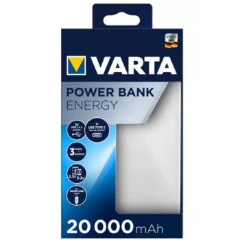 VARTA Power Bank Energy 20000 - 20000 mAh - 2 x USB A 1 x USB C