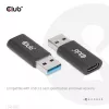CLUB3D USB 3.2 Gen1 Tips A uz USB 3.2 Gen1 Type C adapters M/F
