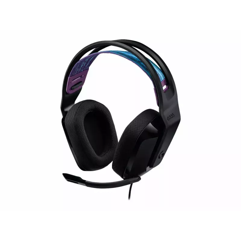 Logitech G G335 austiņas ar galvas saiti, 3.5 mm savienotājs, melna