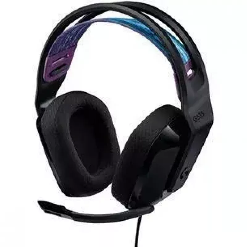 Logitech G G335 austiņas ar galvas saiti, 3.5 mm savienotājs, melna