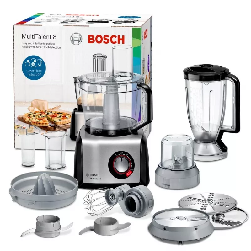 Virtuves kombains Bosch MC812M844 1250 W 3,9 L Melns, Nerūsējošais tērauds