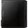 PC korpuss AEROCOOL CS107V2 Mini Tower — Melns, microATX/Mini-ITX, 2x120mm ventilatori, 1x3.5 collu + 2x2.5 collu nodalījumi