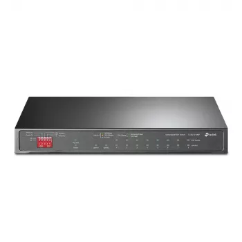 TP-Link TL-SG1210MP tīkla slēdzis Nepārvaldāms Gigabit Ethernet (10/100/1000) Power over Ethernet (PoE) Melns