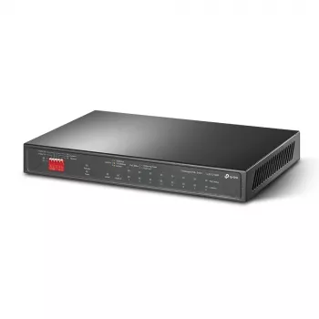 TP-Link TL-SG1210MP tīkla slēdzis Nepārvaldāms Gigabit Ethernet (10/100/1000) Power over Ethernet (PoE) Melns