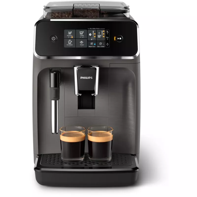 Espresso automāts Philips EP1224, pilnībā automātisks, 1,8 L ūdens tvertne, 15 bāri, keramikas dzirnaviņas, 12 malšanas iestatījumi