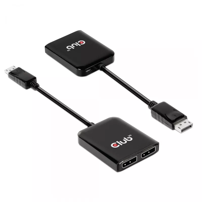 MST centrmezgls DisplayPort 1.4 uz DisplayPort + HDMI 4K60Hz CLUB3D CSV-7220