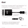 MST centrmezgls DisplayPort 1.4 uz DisplayPort + HDMI 4K60Hz CLUB3D CSV-7220