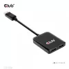 MST centrmezgls DisplayPort 1.4 uz DisplayPort + HDMI 4K60Hz CLUB3D CSV-7220