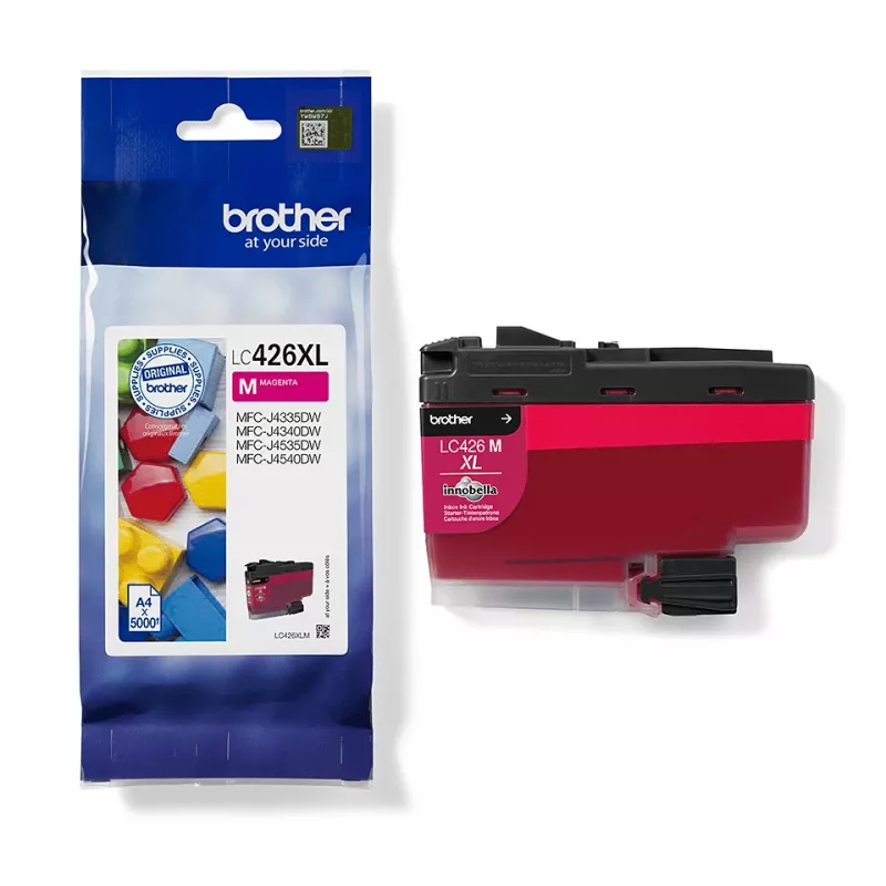 “Brother LC-426XLM” tintes kasetne, 1 gab., oriģināla, augstas (XL) ietilpības, fuksīna