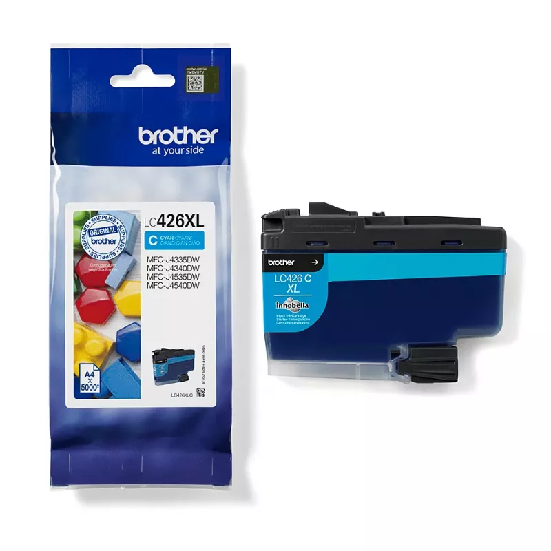 Brother LC-426XLC tintes kasetne 1 gab. Oriģināla augstas ietilpības (XL) ciāna