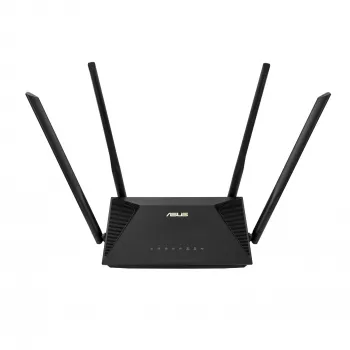ASUS RT-AX53U bezvadu maršrutētājs Gigabit Ethernet Divjoslu (2,4 GHz / 5 GHz) Melns