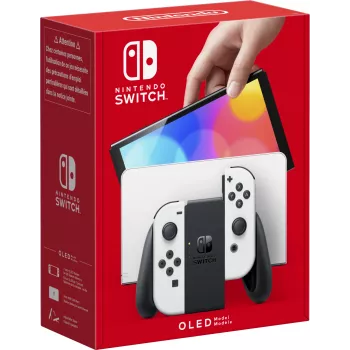 Nintendo Switch OLED, Nintendo Switch, NVIDIA Custom Tegra, Balts, Analogais / Digitālais, Sākuma poga, Barošanas poga, Pogas