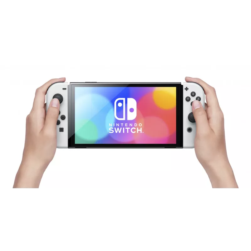 Nintendo Switch OLED, Nintendo Switch, NVIDIA Custom Tegra, Balts, Analogais / Digitālais, Sākuma poga, Barošanas poga, Pogas